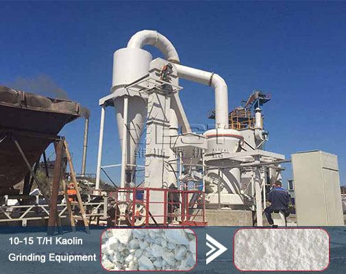 10-15TPH Kaolin and Shale Grinding Equipment In Indonesia